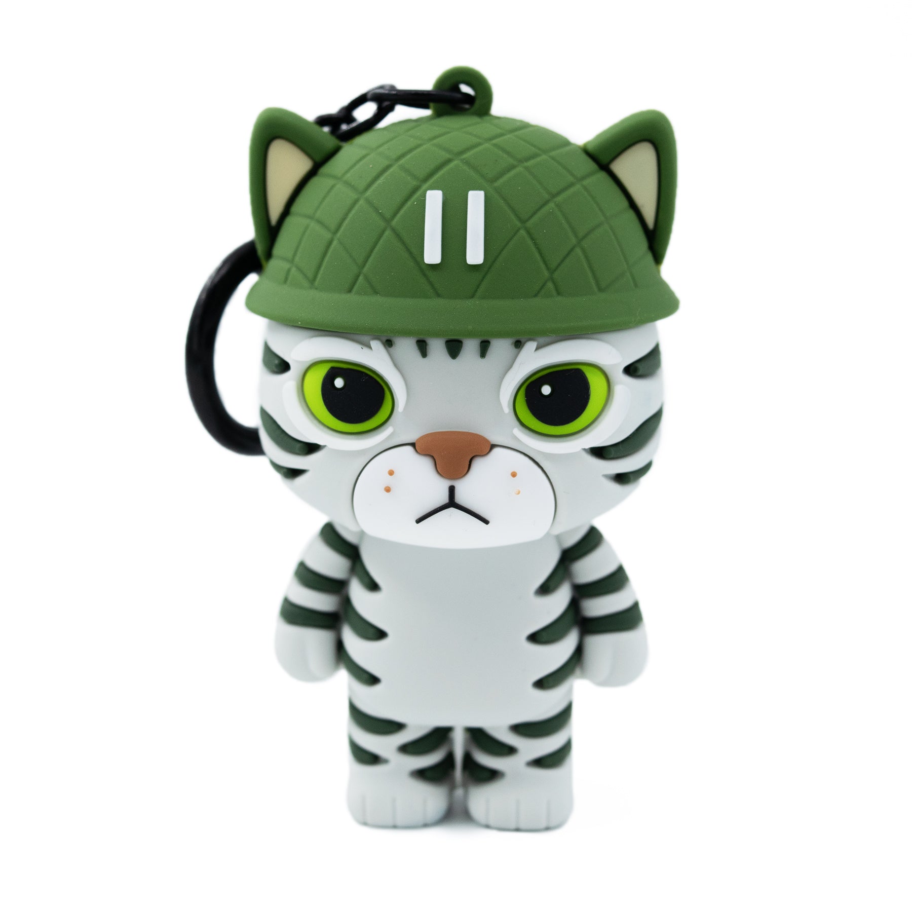 Zazu cat bag charm keychain from TUFCAT Pocket Paws